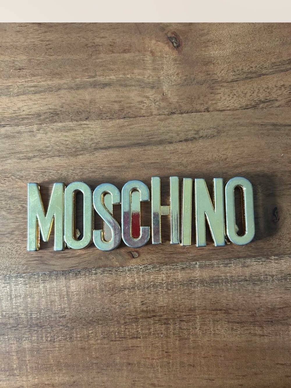 MOSCHINO modular hardware / belt letters